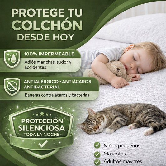 Protector de colchón impermeable