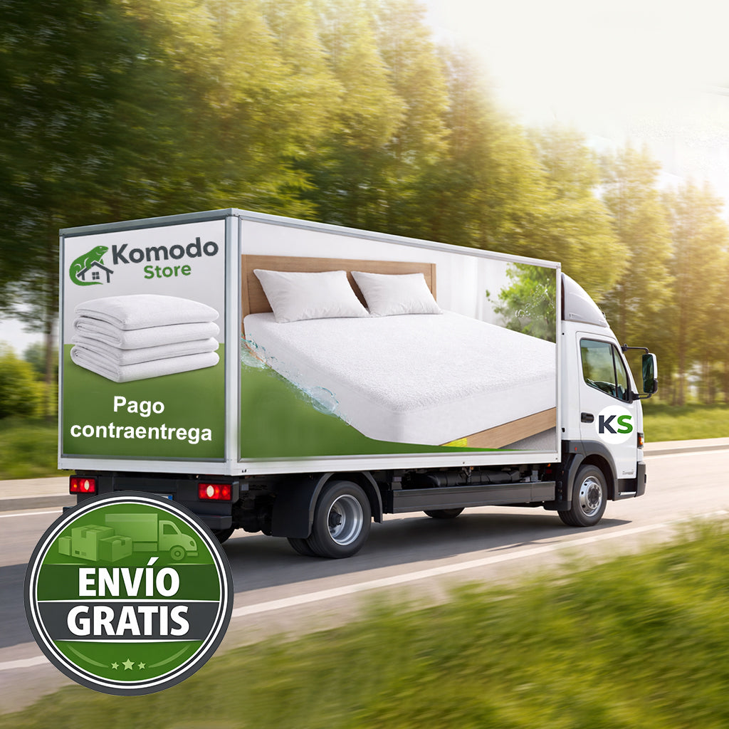 Protector de colchón impermeable con textura tipo toalla